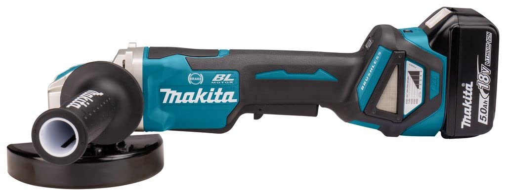 Makita meuleuse makita DGA519RTJ 18.0 V avec batterie sans fil 5.0 Ah