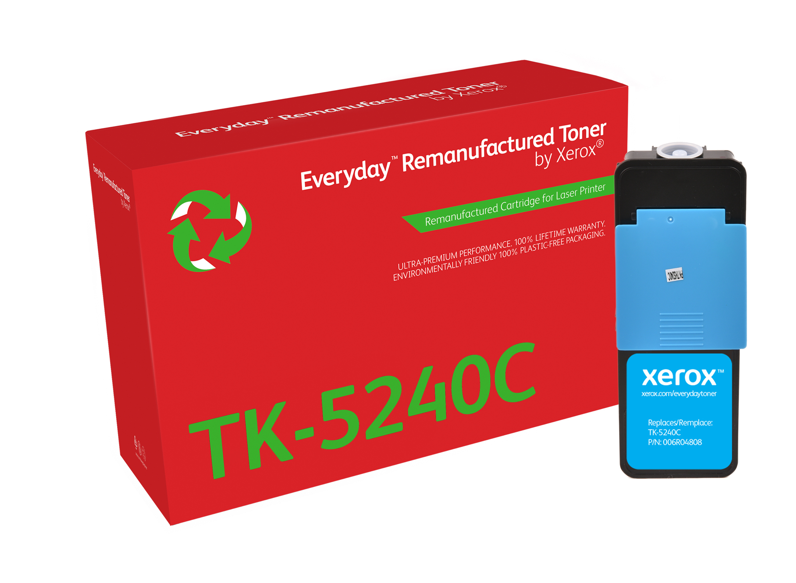 XEROX Toner Everyday Kyo TK-5240C Cyan Remanufactured
