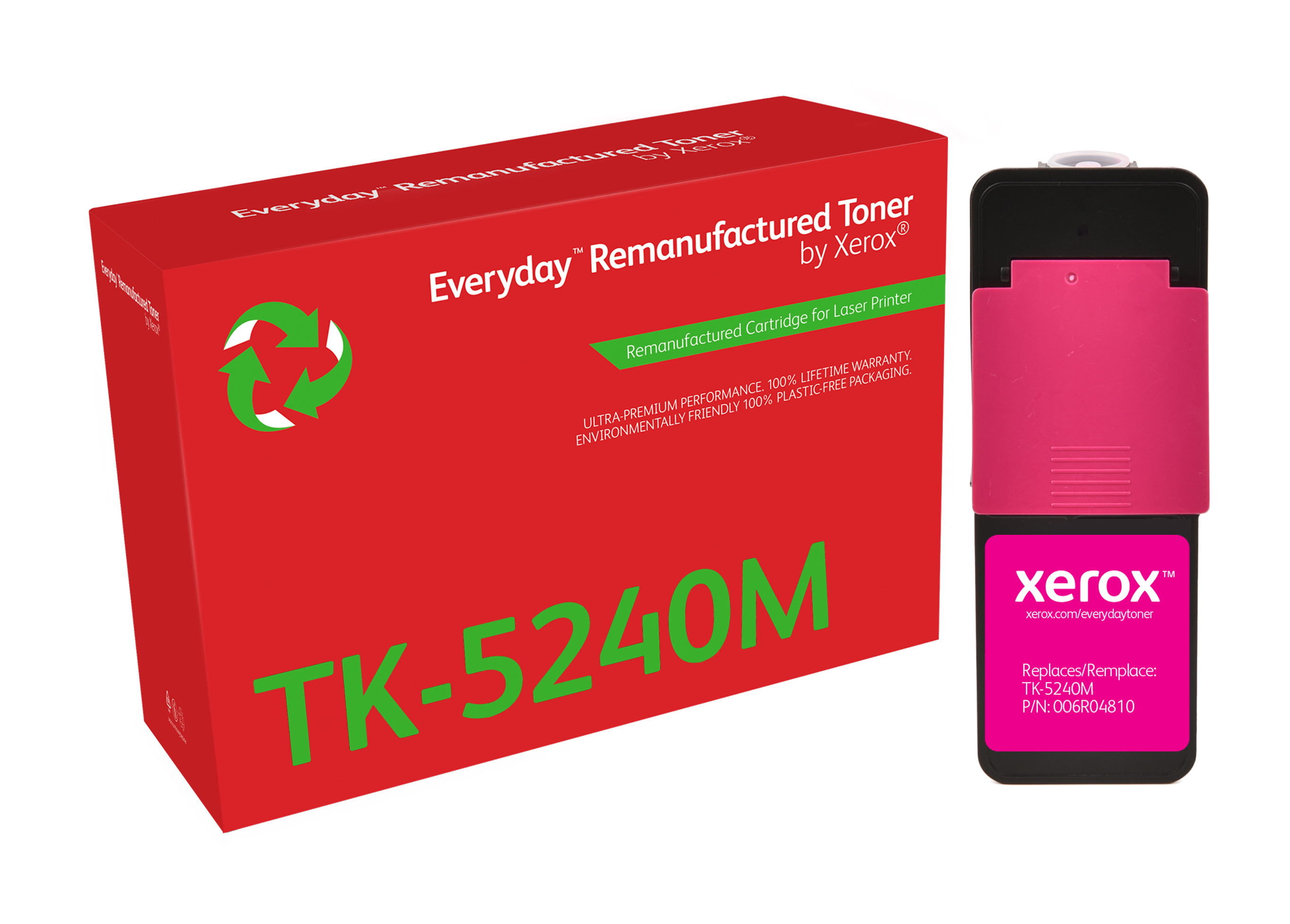 XEROX Toner Everyday Kyo TK-5240M Magenta Remanufactured