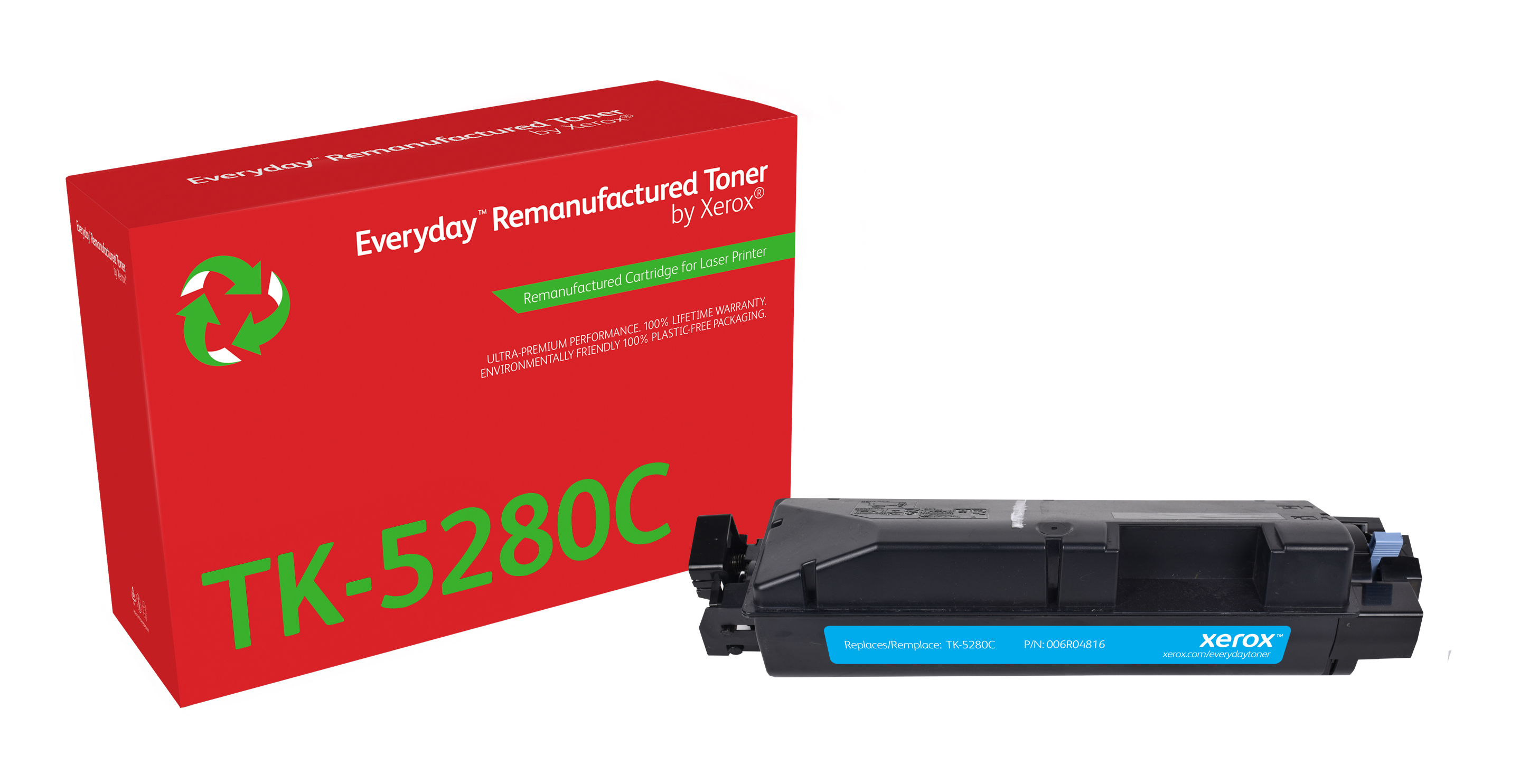 XEROX Toner Everyday Kyo TK-5280C Cyan Remanufactured