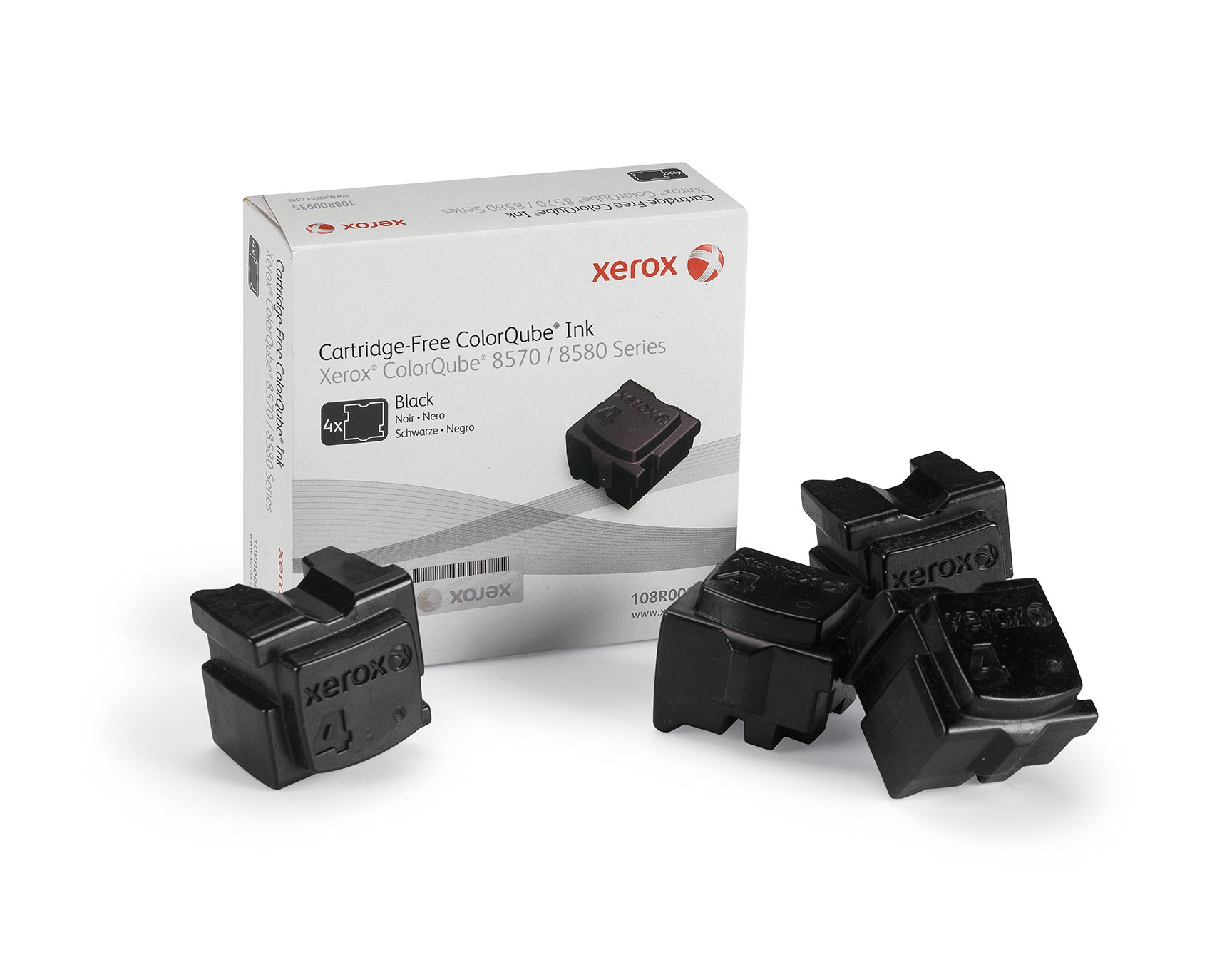 XEROX Bâtonnet d'Encre Solide - Noir - Encre Solide - 4 / Pack