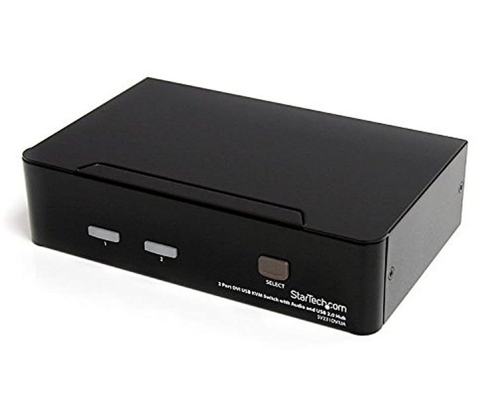 STARTECH Switch KVM StarTech.com SV231DVIUA 2 Ports USB DVI Audio Full HD 1920x1200