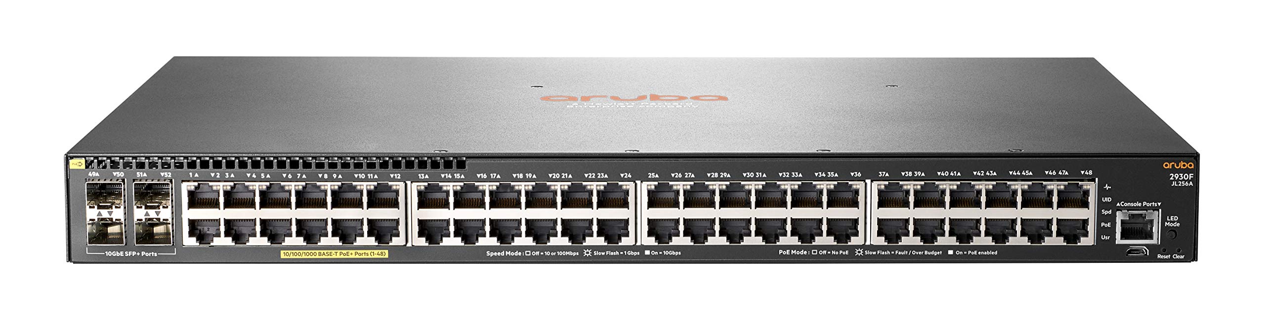 HPE Aruba 2930F Switch 48G PoE+ 4SFP+