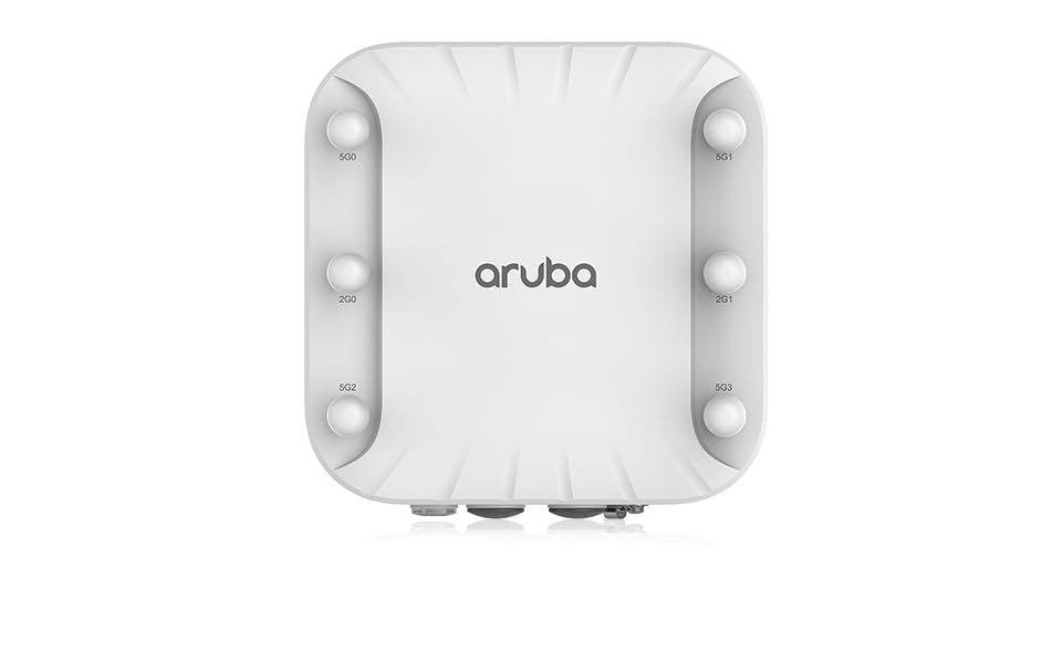 HPE HPE Aruba AP-518 (RW) 802.11ax 2x2:2/4x4:4 Dual Radio 6xRPSMA Connectorized Indoor Hardened AP