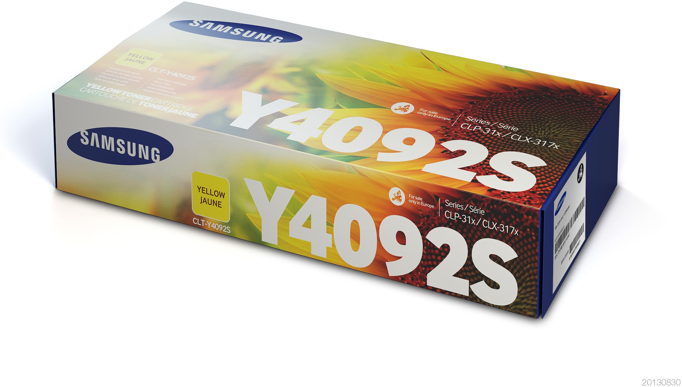 SAMSUNG CLT-Y4092S/ELS Yellow Toner Cartridge