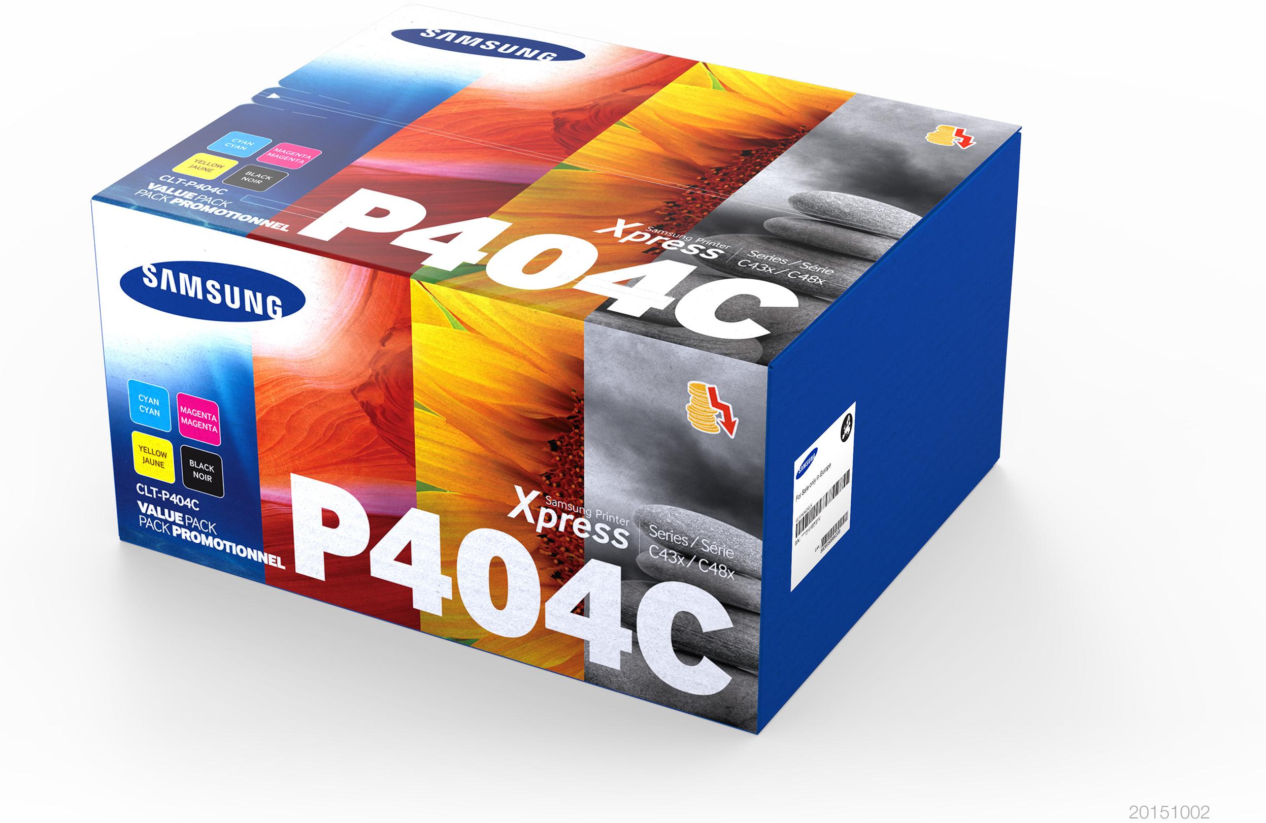 HP CLT-P404C/ELS 4-pk CYMK Toner