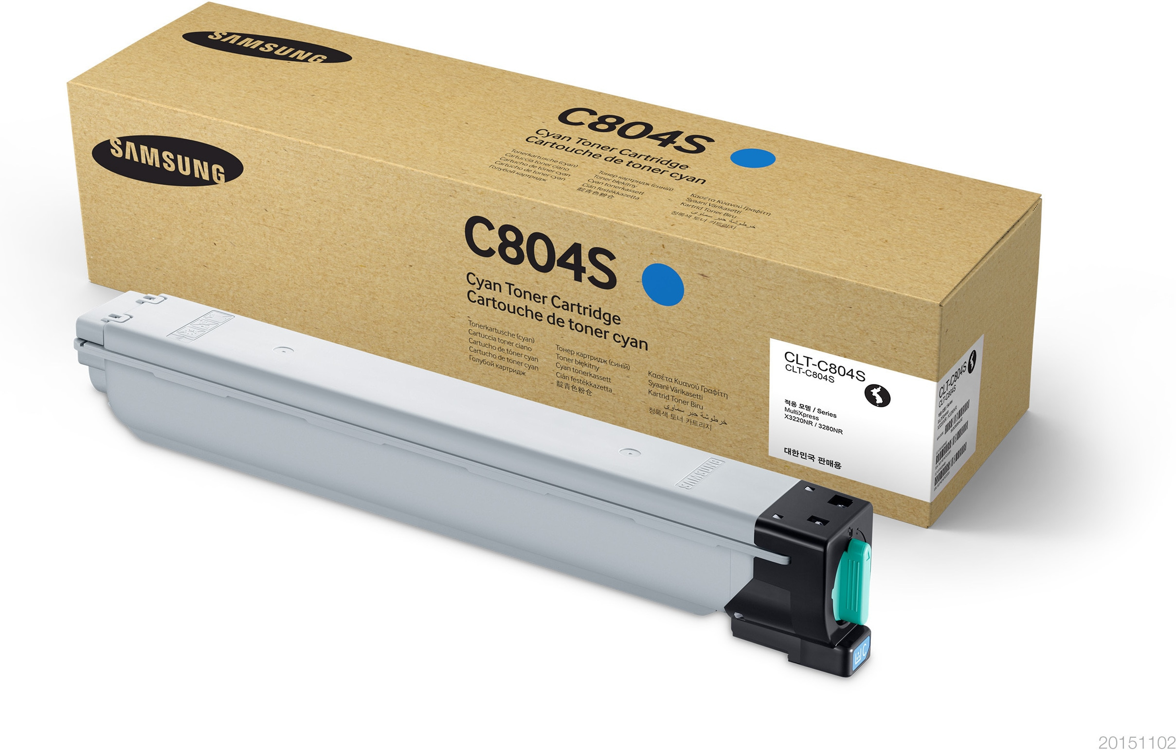 HP SAMSUNG CLT-C804S/ELS Cyan Toner SAMSUNG CLT-C804S/ELS Cyan Toner Cartridge