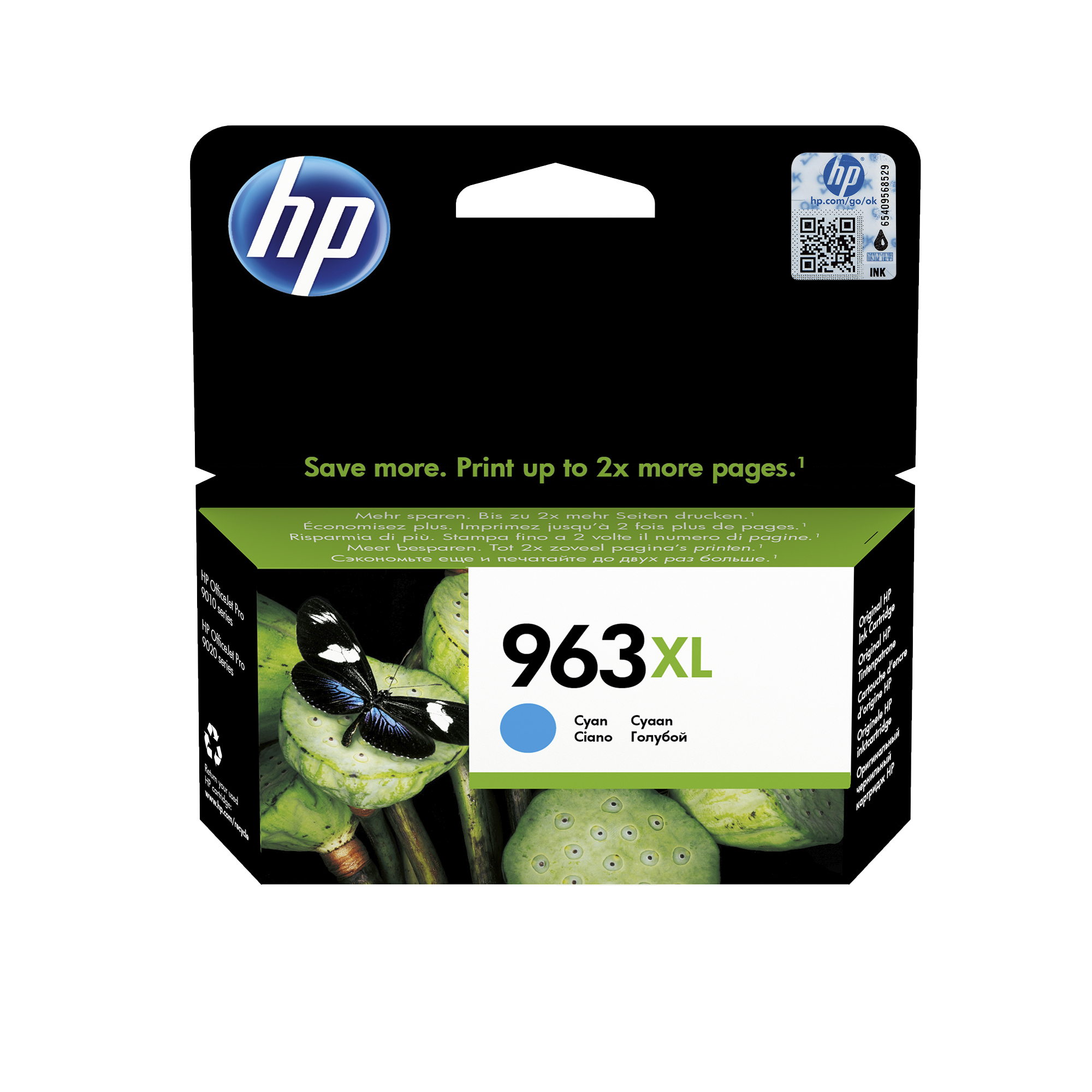 HP 963 Cyan (3JA23AE)