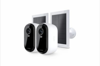 ARLO Caméra de surveillance 2 caméras Essential 2K+2 Panneaux sol.