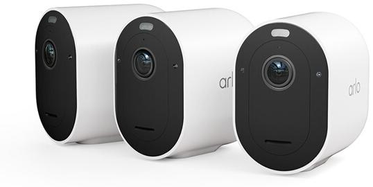ARLO Modèle du produit : Pack de 3 cameras de surveillance connectees interieure-exterieure Pro 2K+ Spotlight Blanc