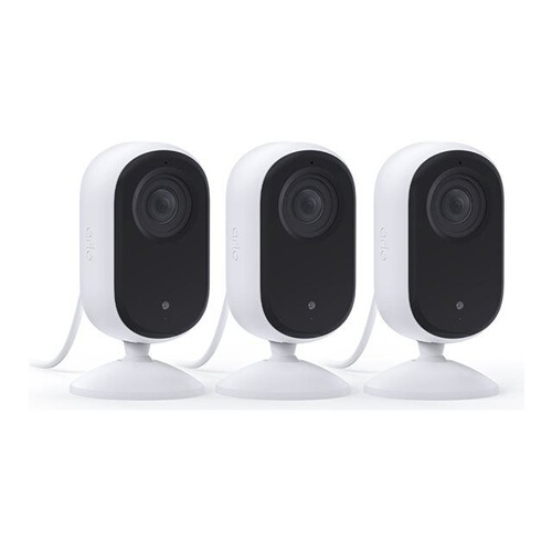 ARLO Pack de 3 Essential Indoor 2K intérieure Blanc