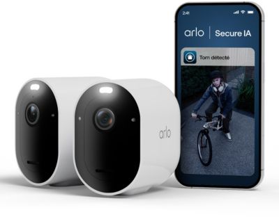 ARLO Caméra de surveillance  Pack de 2 caméras 2K+ extérieur Pro6