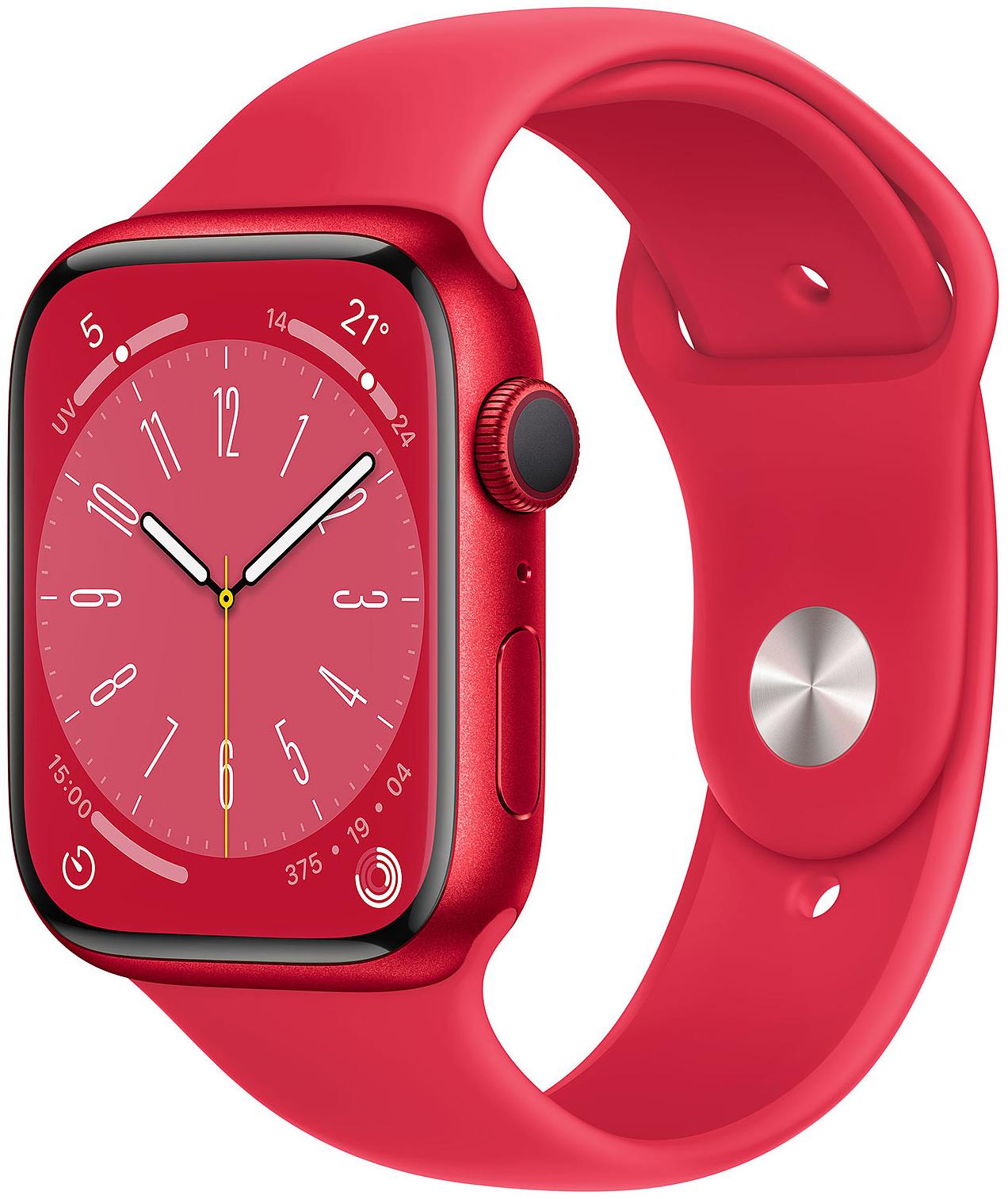 APPLE Watch Series 8 GPS, boîtier aluminium 45 mm avec Bracelet