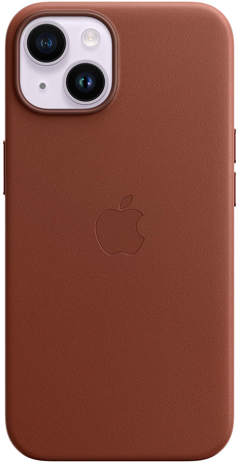 APPLE Coque en cuir avec MagSafe pour iPhone 14