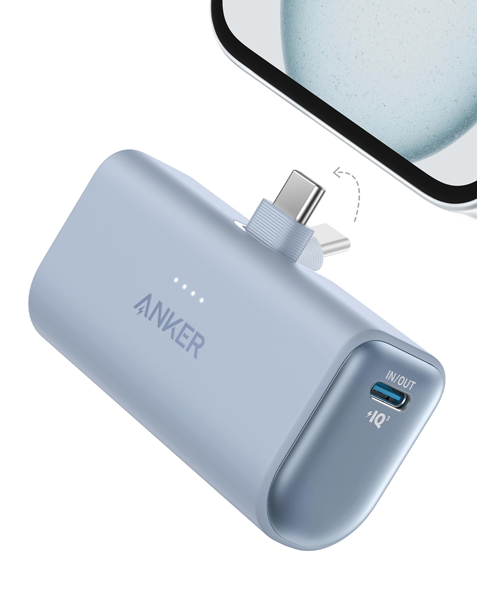 Anker Batterie externe USB Nano - 5000mAh 22,5W (Bleu)
