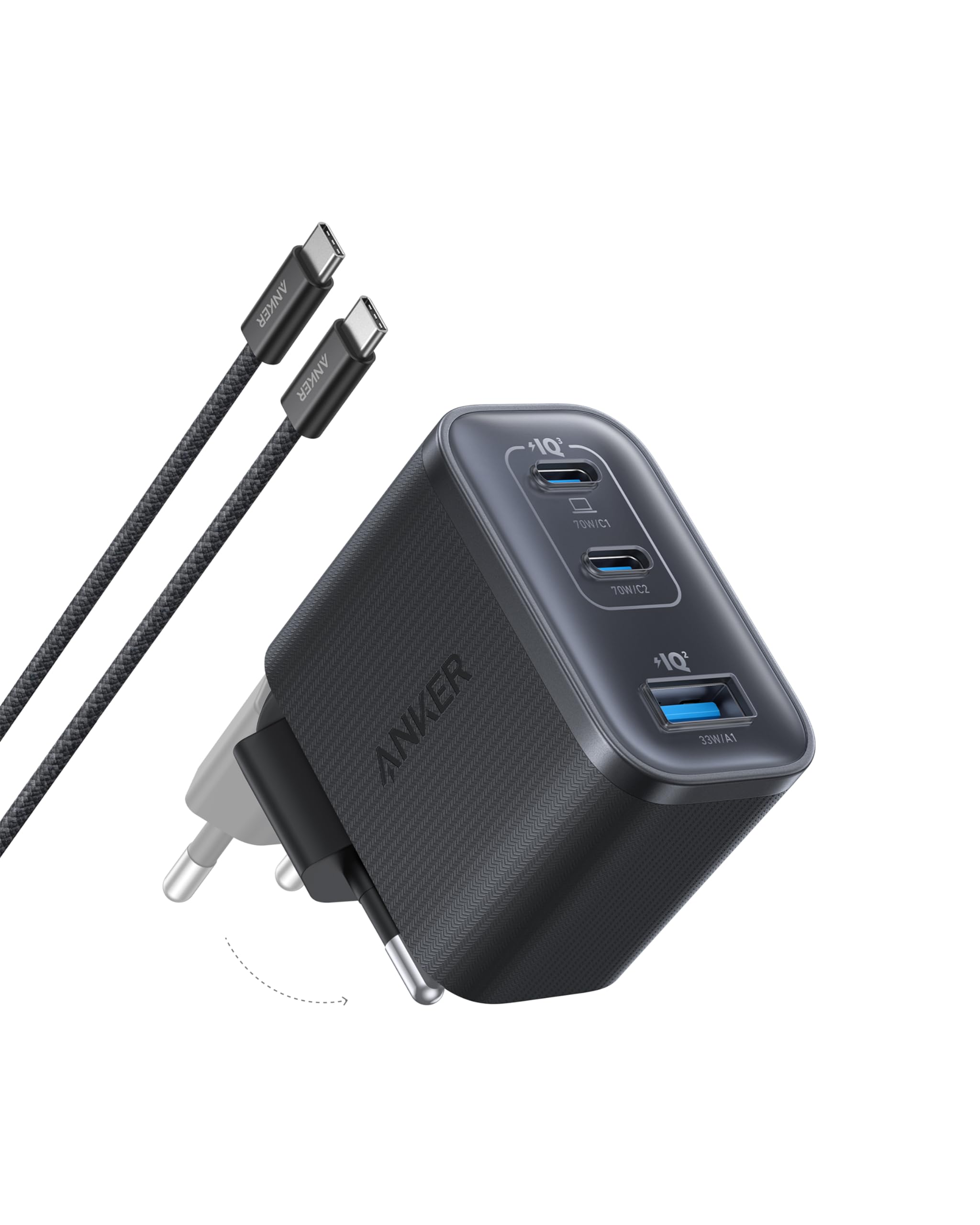 Anker Charger (70W) 1A2C