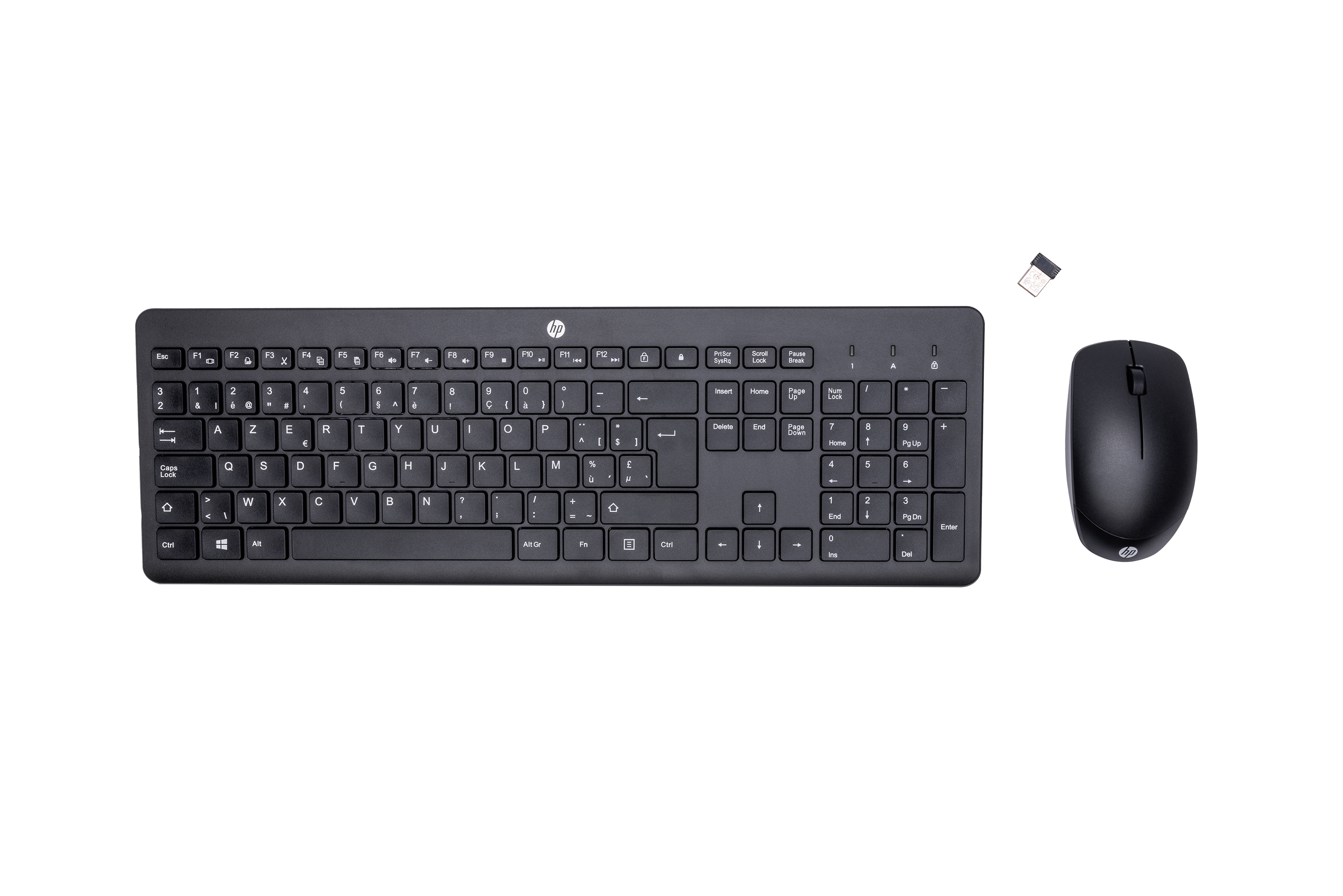 HP HP 230 Wireless Mouse and Keyboard Combo(Black) BEL AZERTY BE