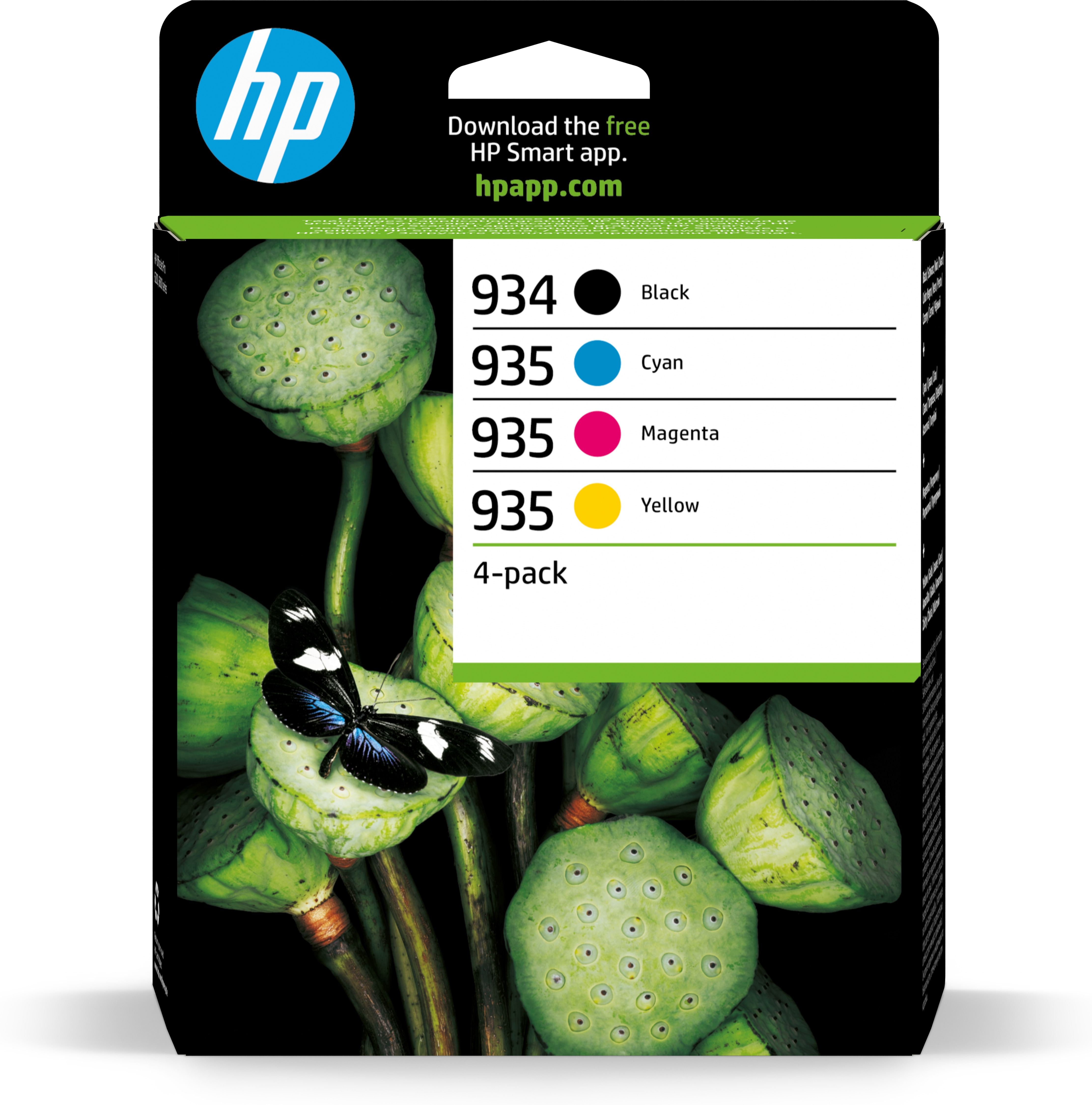 HP 934 Black 935 CMY Ink Cartridge 4-Pack