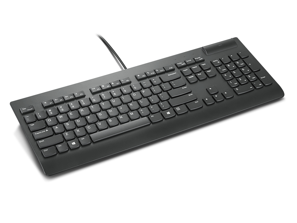LENOVO Clavier Smartcard II avec lecteur de carte à puce noir