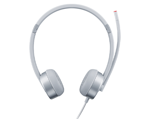 LENOVO 100 - Micro-casque - sur-oreille - filaire - jack 3,5mm
