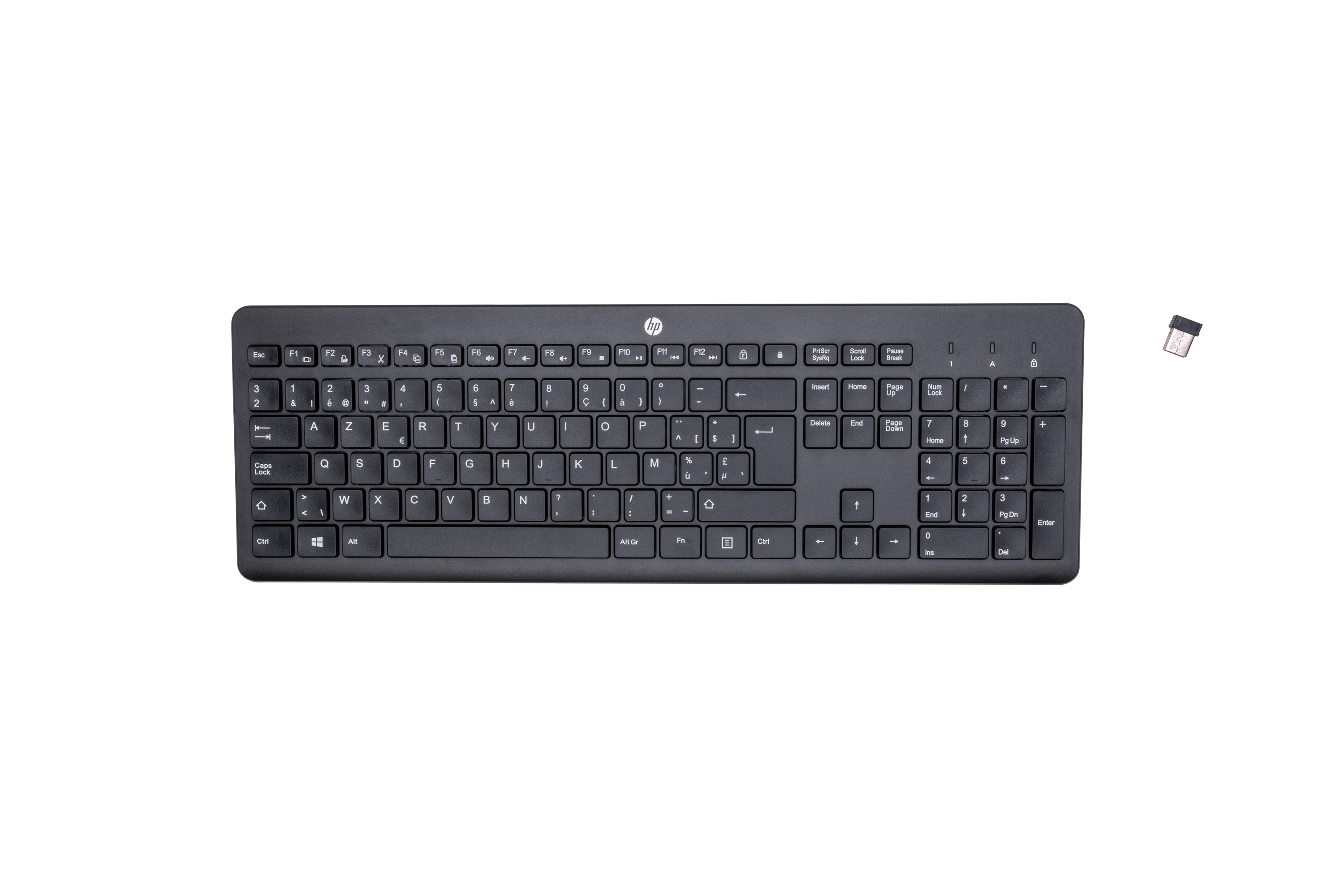 HP HP 230 Wireless Keyboard (Black) BEL AZERTY BE