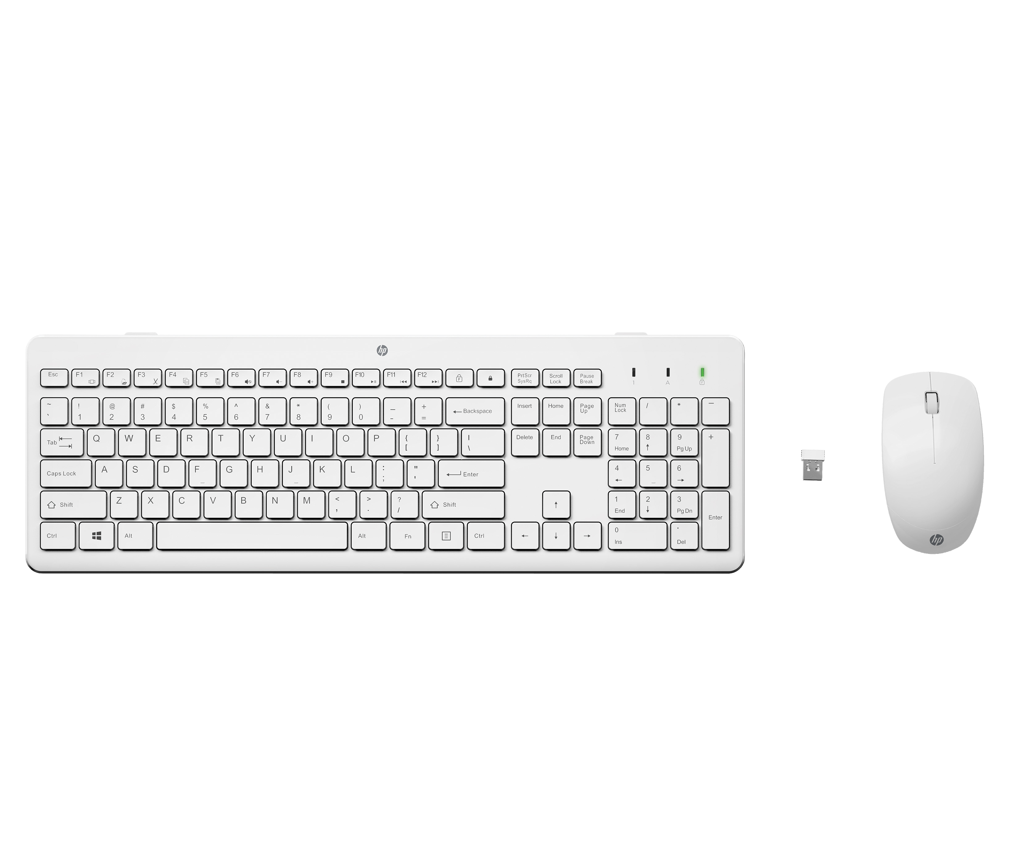 HP 230 Ensemble clavier et souris sans fil Blanc