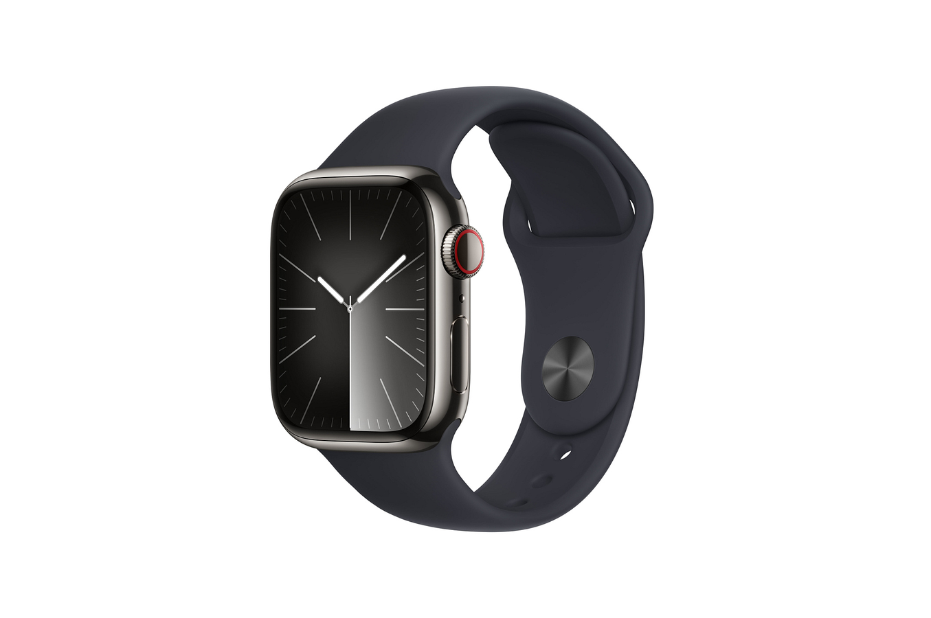 APPLE Series 9 GPS + Cellular Acier Inoxydable Graphite 41 mm