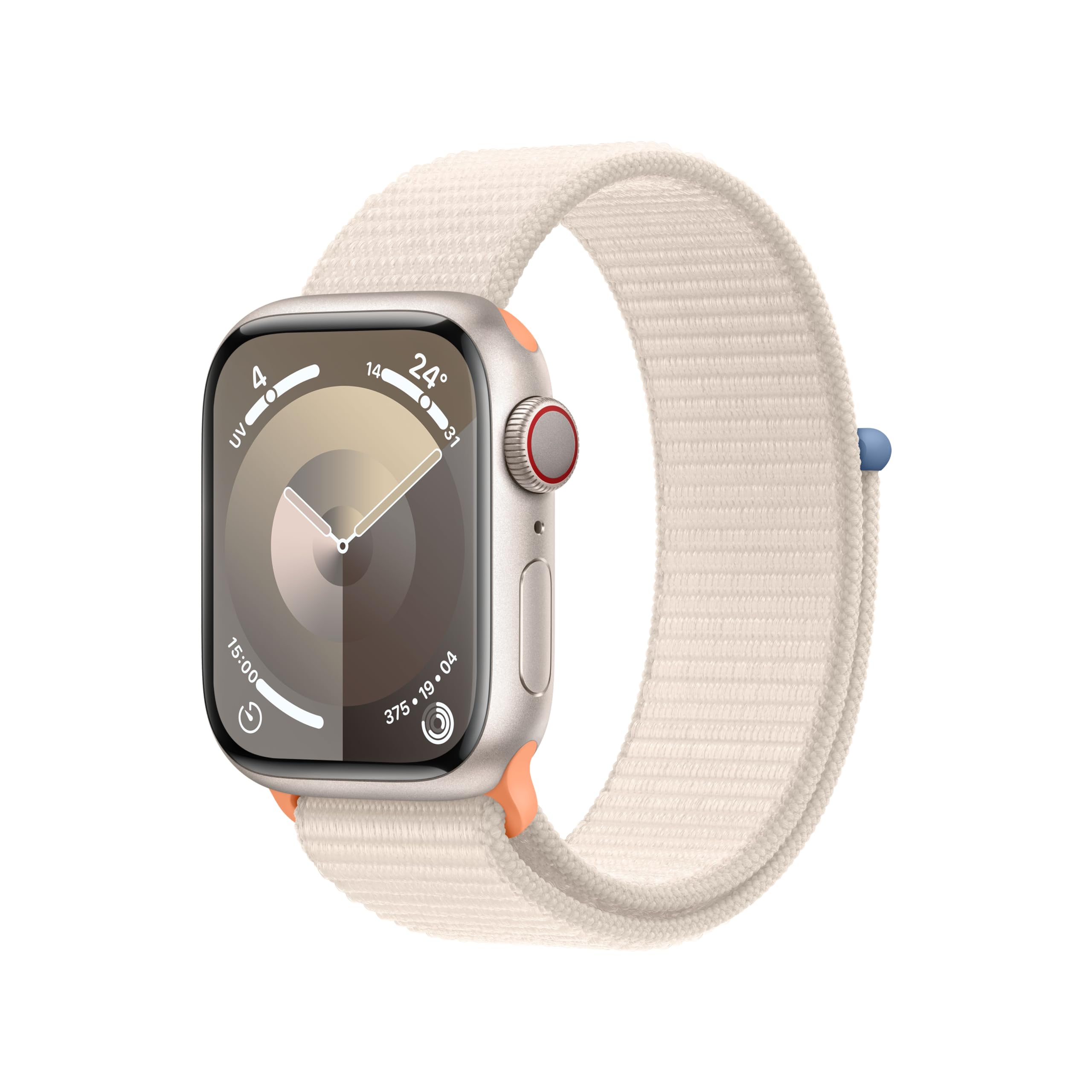 APPLE Watch Series 9 GPS + Cellular Aluminium (PRODUCT)RED Sport Band M/L 41 mm
