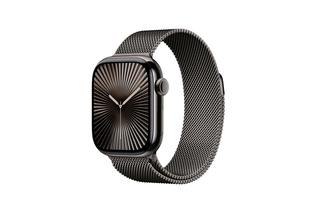 APPLE - Modèle du produit : Watch Series 10 GPS + Cellular 42 mm Titane Ardoise Bracelet Milanais