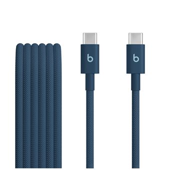 APPLE Câble USB-C Beats 1,5 m Tressé Charge Rapide Bleu Marine