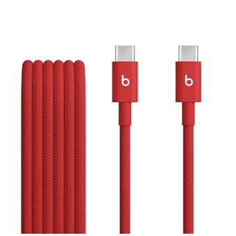 APPLE Câble USB-C Beats 1,5 m Tressé Rouge Charge Rapide