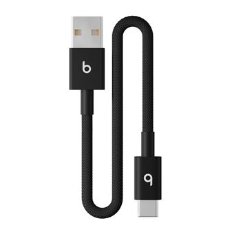 APPLE Câble USB-A MEQL4ZM/A 0,2 m USB-C Tressé Charge Rapide Noir