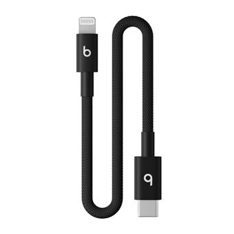 APPLE Câble de charge MEQM4ZM/A USB-C vers Lightning 0,2 m Noir Tressé