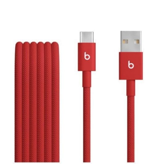 Beats USB-A vers USB-C 1.5 m Rouge pour iPhone
