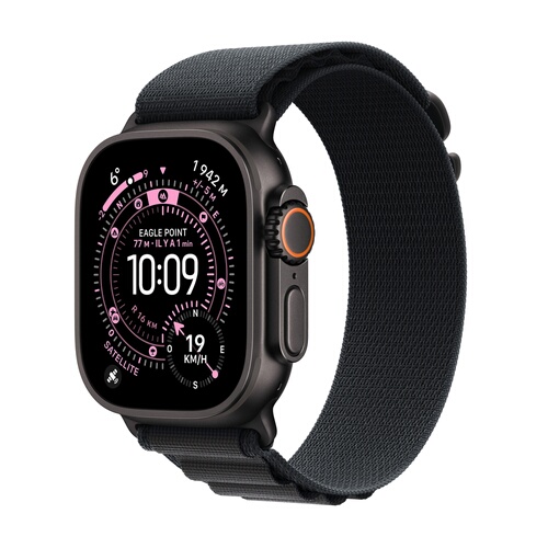 APPLE Watch Ultra 3 GPS + Cellular 49 mm Titane Noir Boucle Alpine Noir L