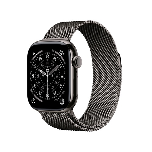 APPLE Watch Series 11 GPS + Cellular 42 mm Titane Ardoise Bracelet Milanais