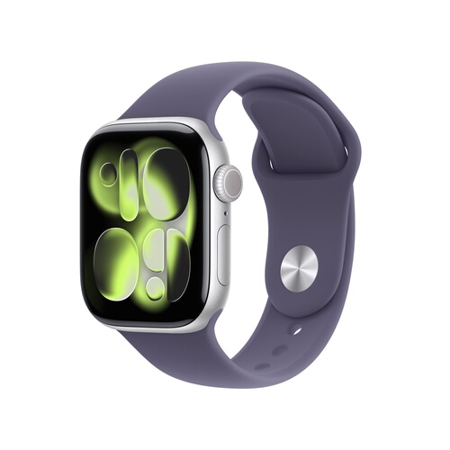 APPLE Watch Series 11 GPS 42 mm Aluminium Argent Bracelet Sport Violet M/L