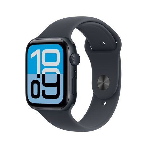 APPLE Watch SE 3 GPS 44 mm Aluminium Minuit Bracelet Sport Minuit M/L