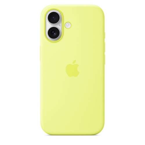 APPLE Silicone Case with MagSafe Jaune Fluo iPhone 17