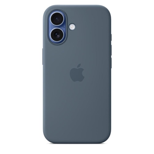 APPLE Silicone Case with MagSafe Bleu Maritime iPhone 17