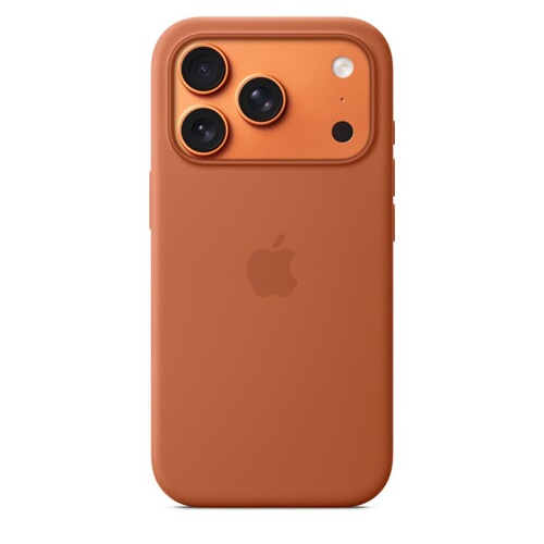 APPLE Silicone Case with MagSafe Terracotta iPhone 17 Pro