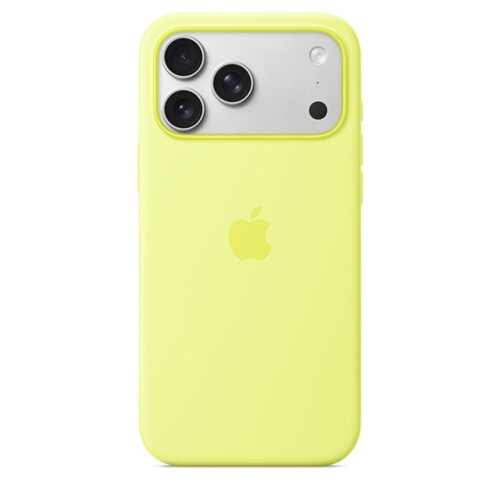 APPLE Silicone Case with MagSafe Jaune Fluo iPhone 17 Pro Max