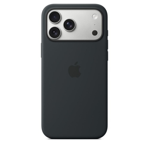 APPLE Silicone Case with MagSafe Noir iPhone 17 Pro Max