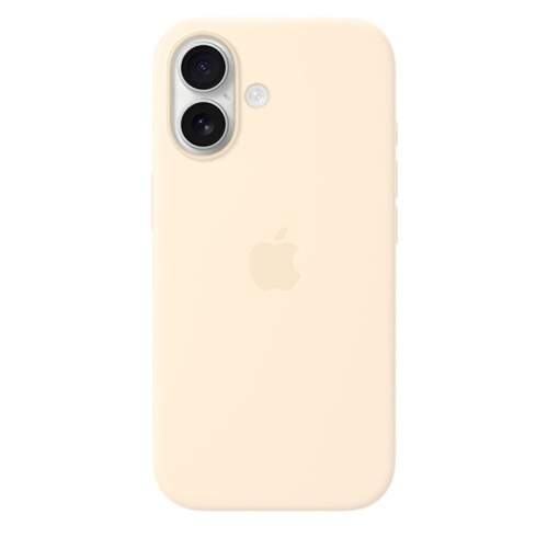 APPLE Silicone Case with MagSafe Vanille iPhone 17