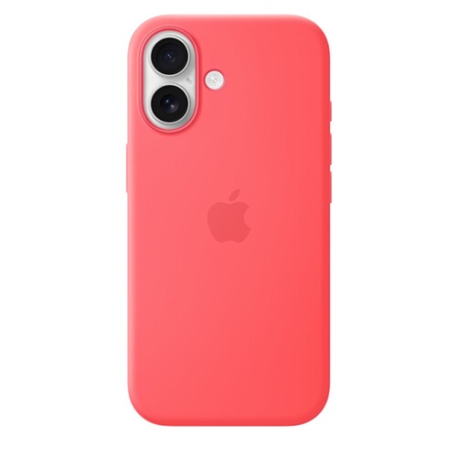 APPLE Silicone Case with MagSafe Rose goyave iPhone 17