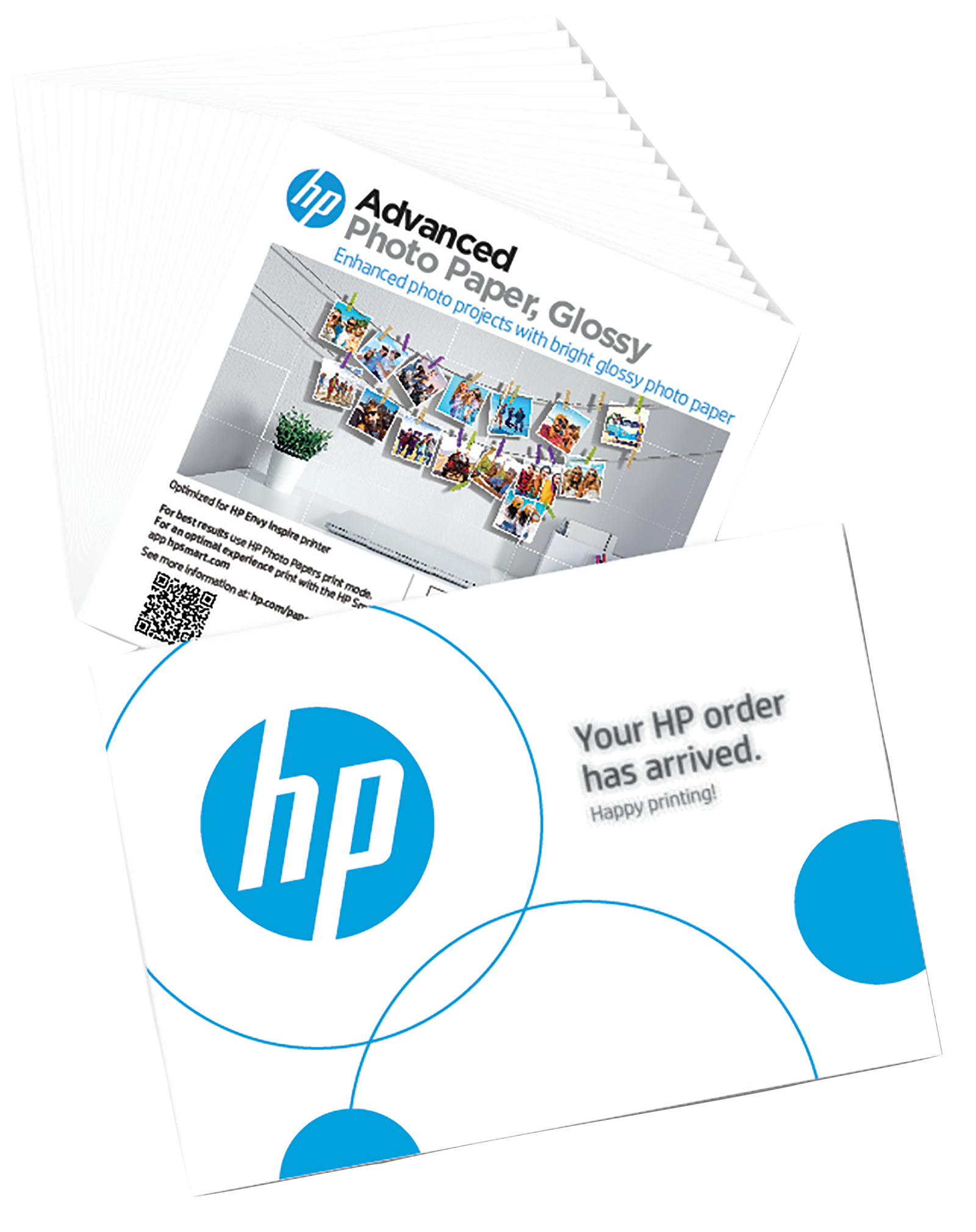 HP HP Advanced Fotopapier 127x127mm 20 Blatt Glänzend 10,5mil