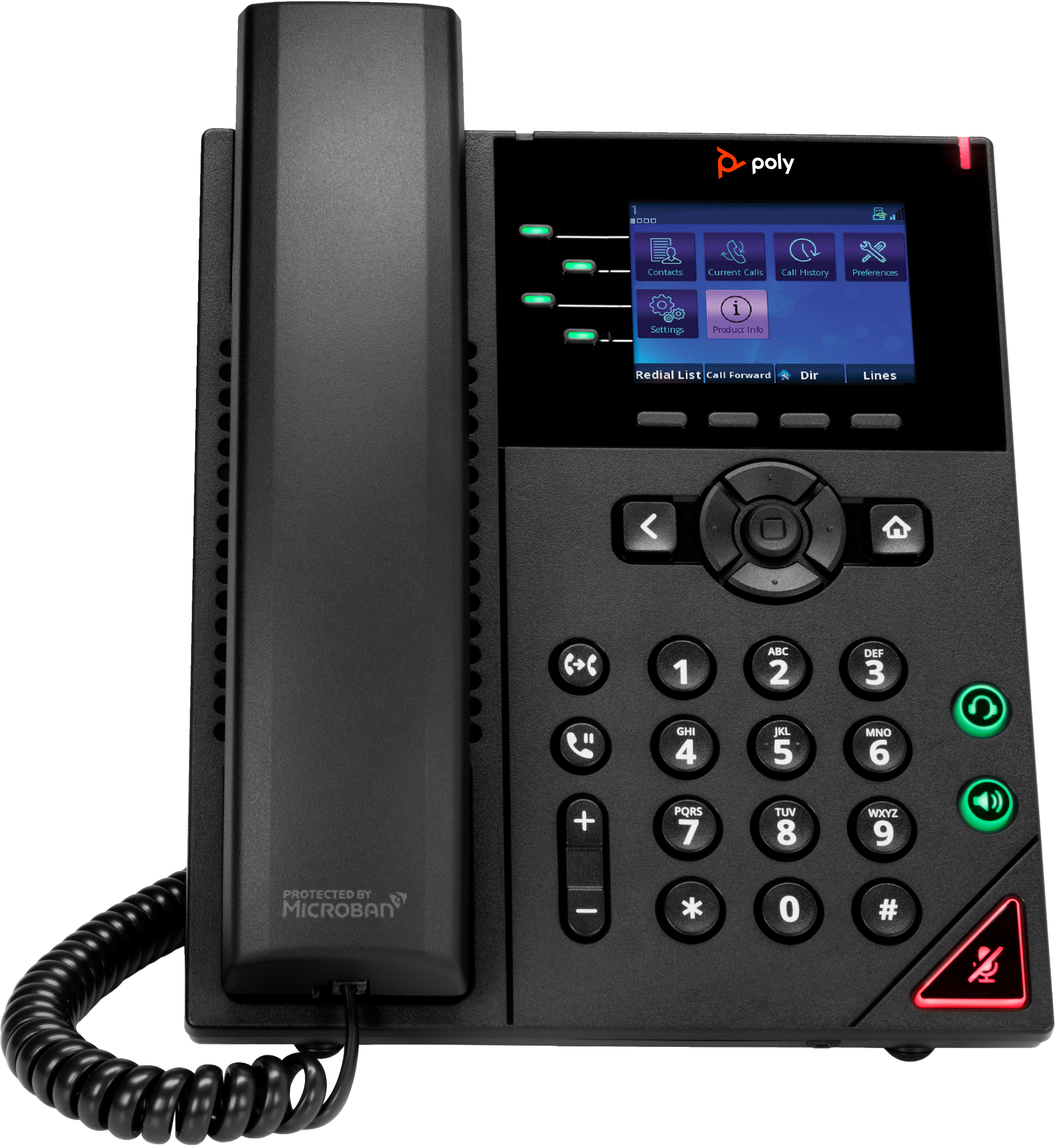 Poly Poly OBi VVX 250 4-Line IP Phone and PoE-enabled