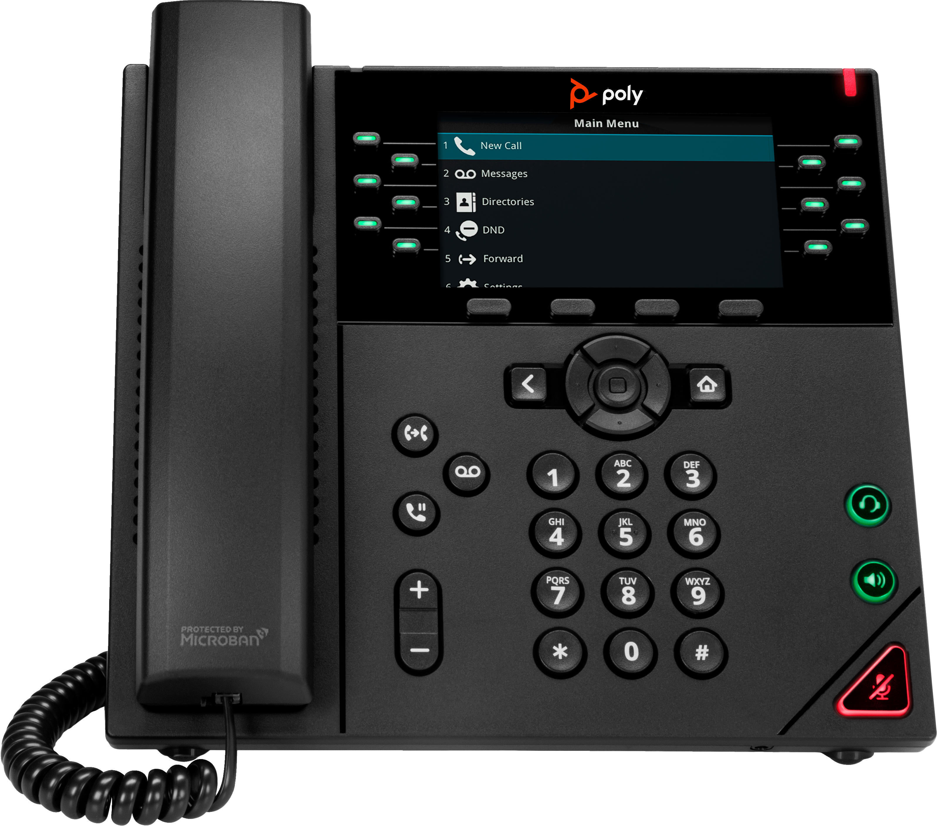 HP HP Poly VVX 450 12-Line IP Phone and PoE-enabled WW