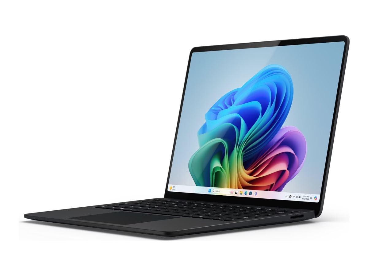 Microsoft PC Portable Surface Laptop 7ème Génération 16 Go RAM 512 Go SSD Copilot+ Noir QWERTY