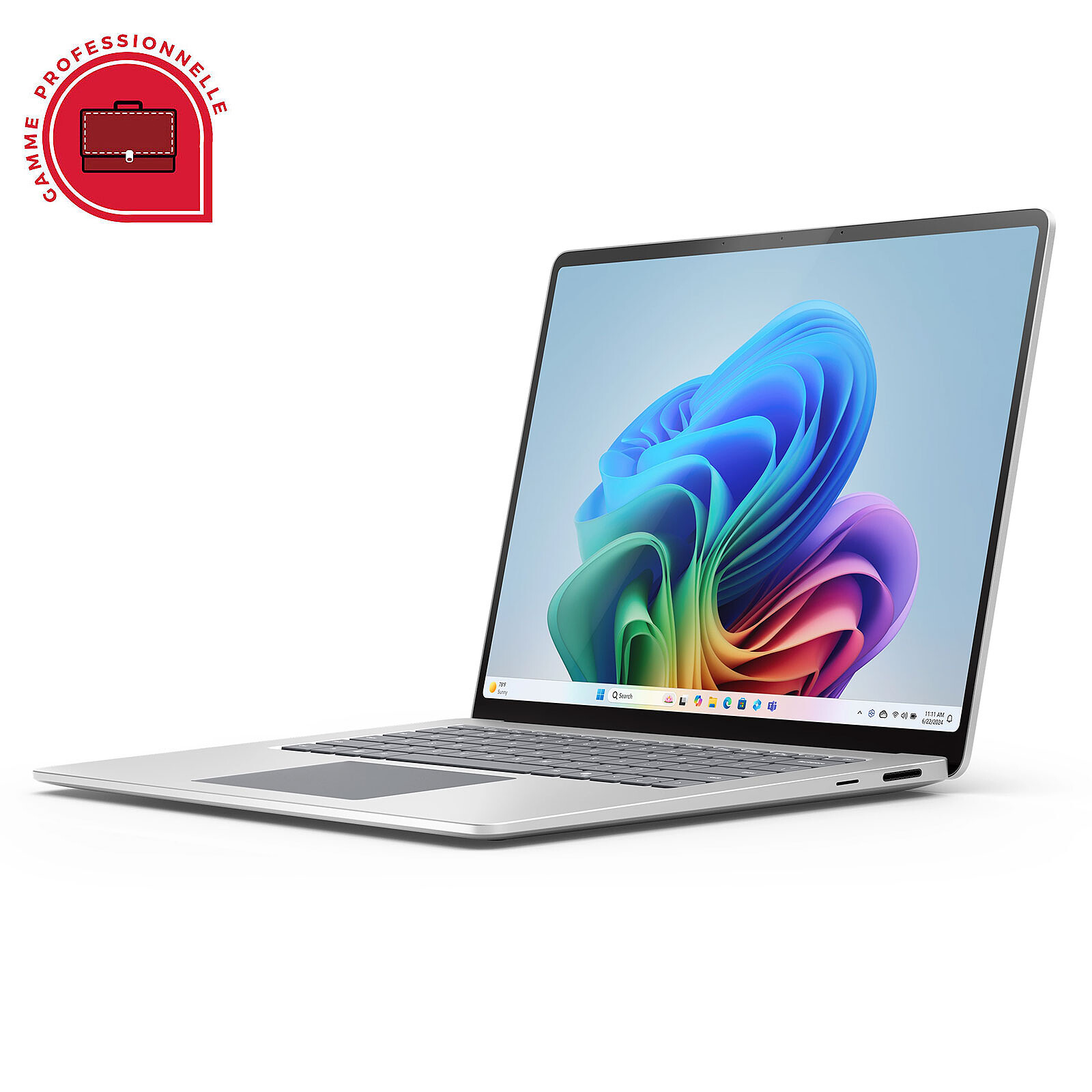 Microsoft Ordinateur Portable Surface Laptop Ultra 5 16 Go RAM 256 Go SSD Platine